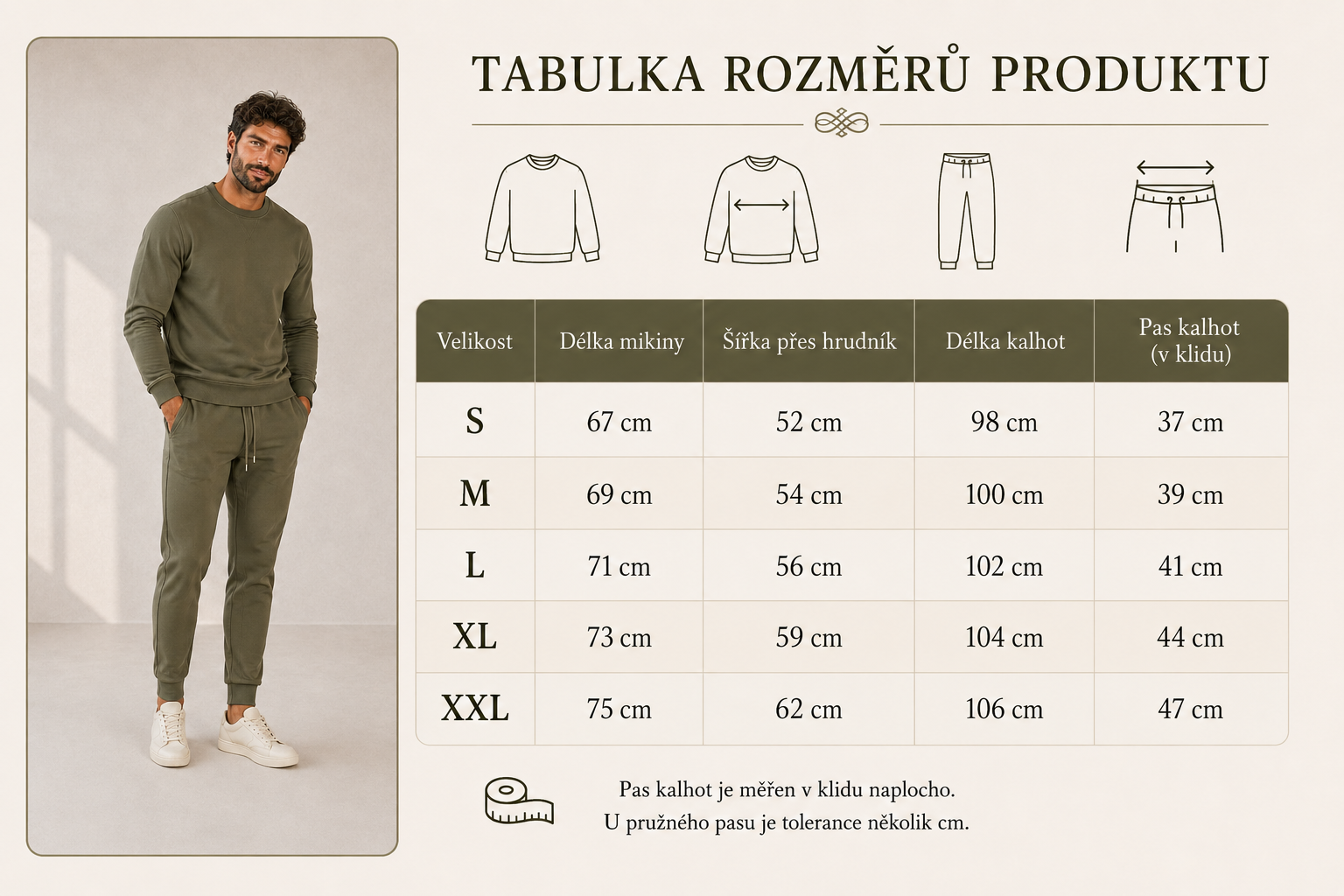 Pánská tepl. souprava klasik